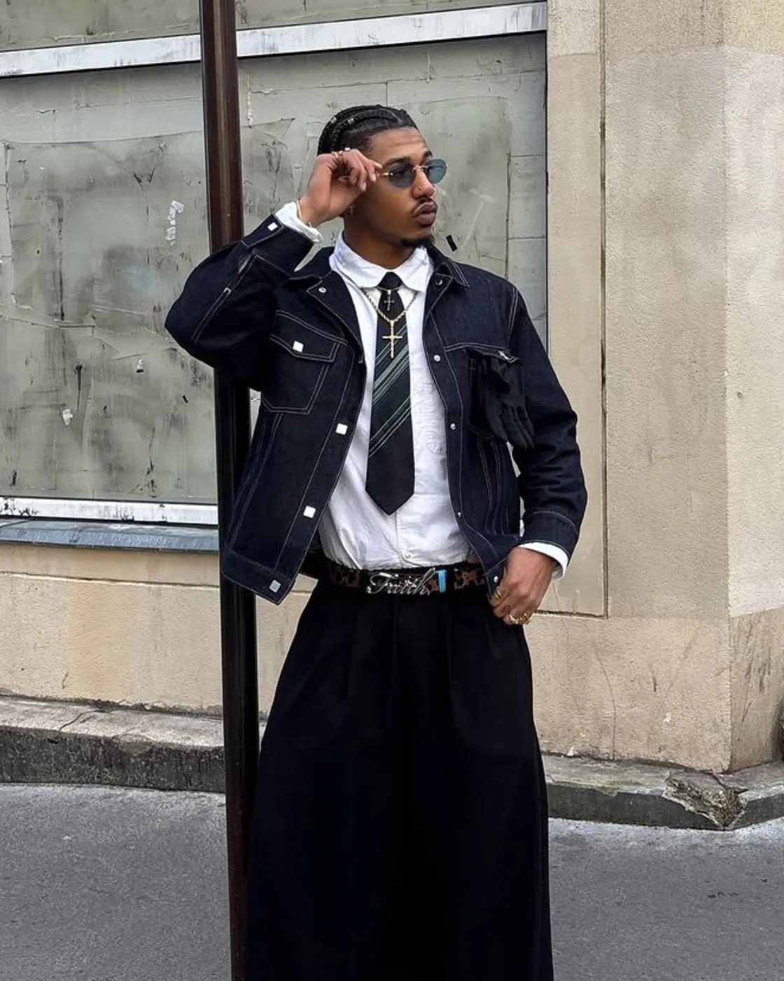 Denim has Culture - Denim Jacket - Black/Navy