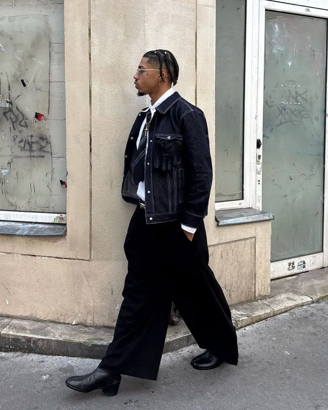 Denim has Culture - Denim Jacket - Black/Navy