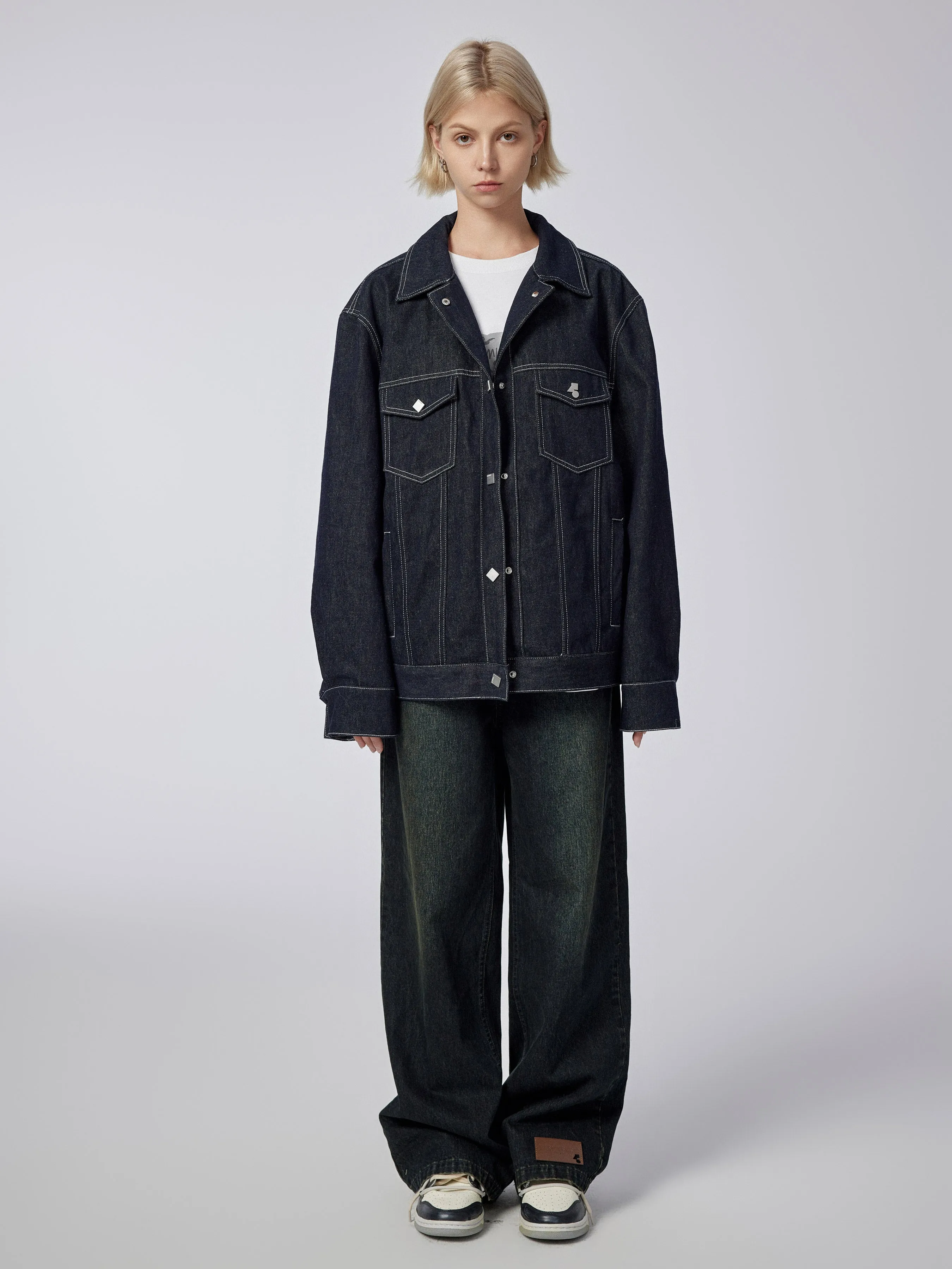 Denim has Culture - Denim Jacket - Black/Navy