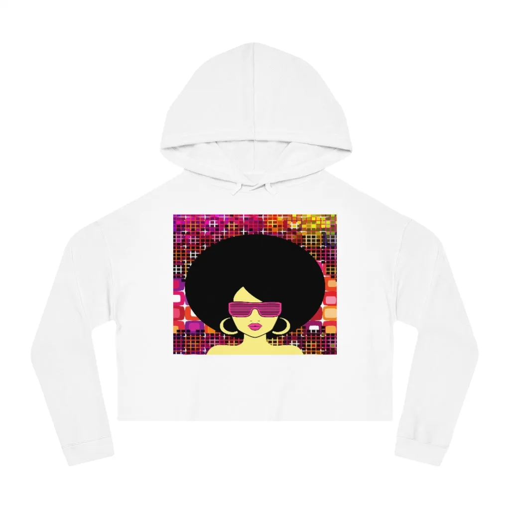 Disco Queen Crop Hoodie