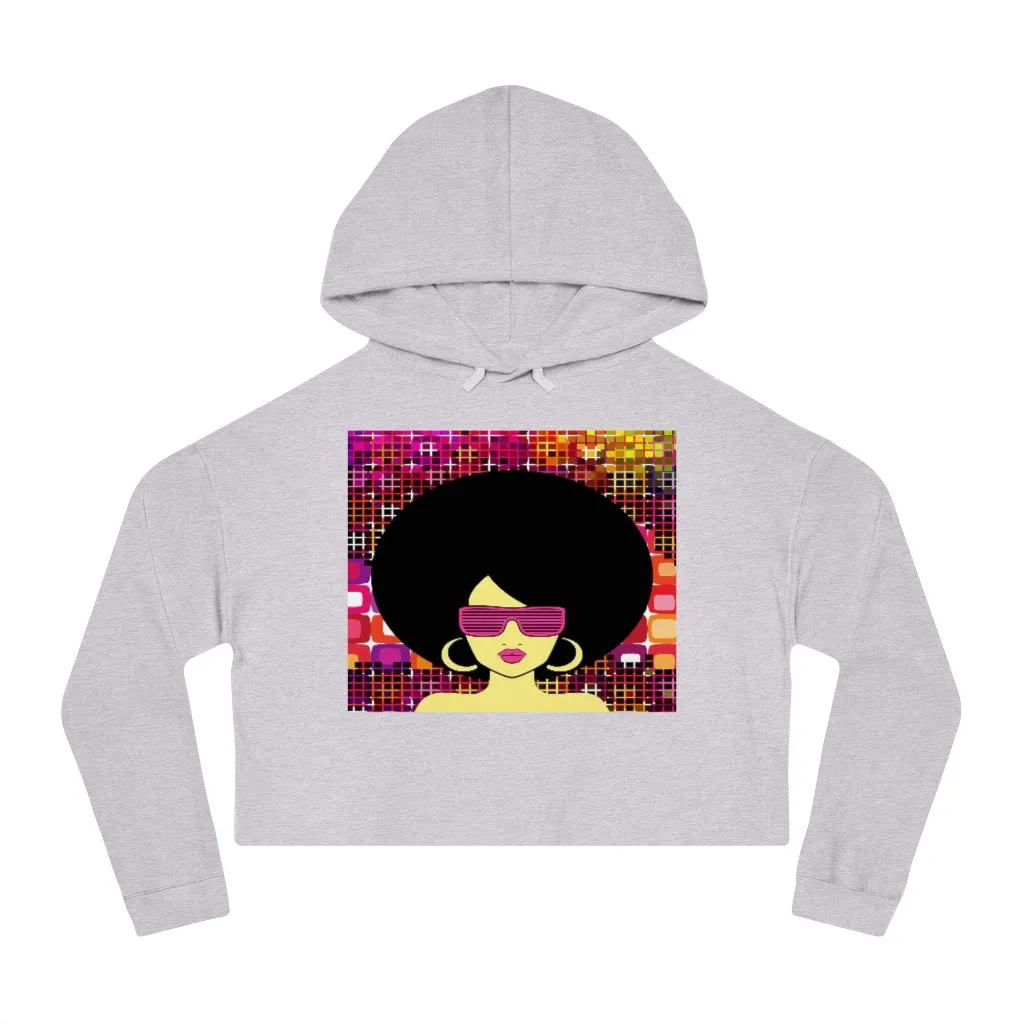 Disco Queen Crop Hoodie