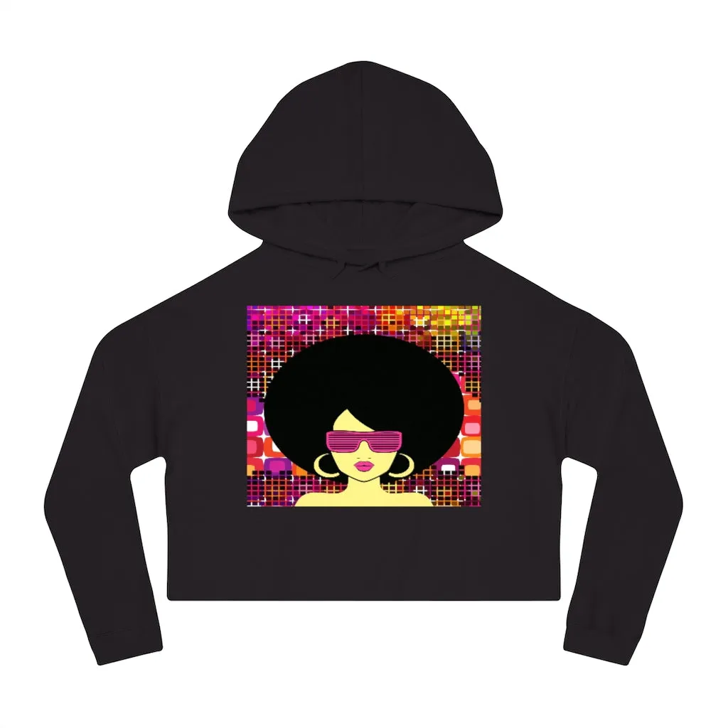 Disco Queen Crop Hoodie