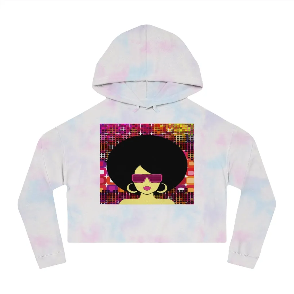 Disco Queen Crop Hoodie