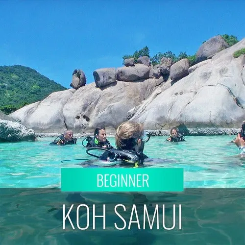 Diving Koh Samui - At beach for beginners
