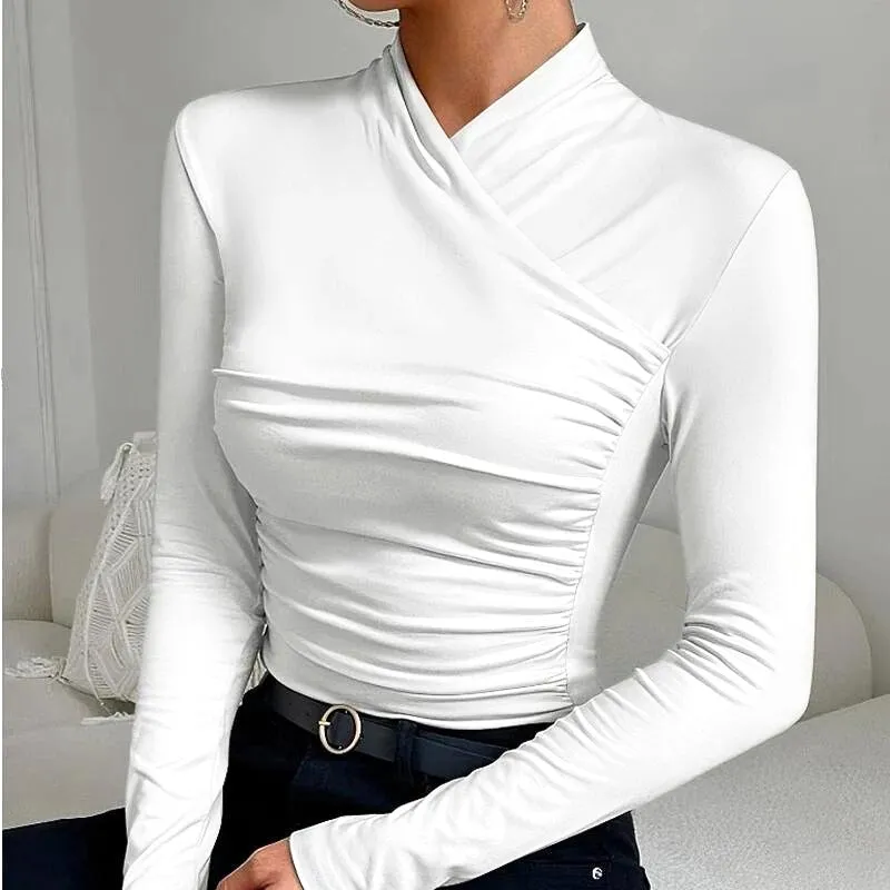 Divona | Classic Cross-Neck Top