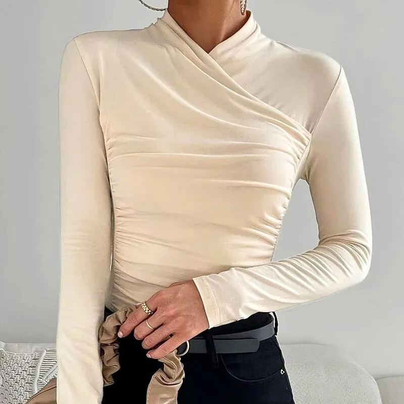 Divona | Classic Cross-Neck Top