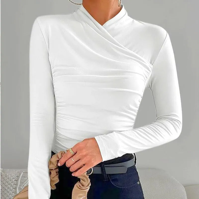 Divona | Classic Cross-Neck Top