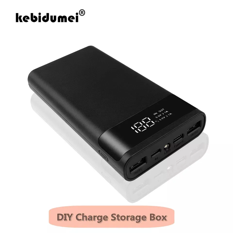 DIY Power Storage Bank 20,000 mah with torchlight