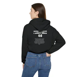 Do Not be Anxious Women's Cinched Bottom Hoodie