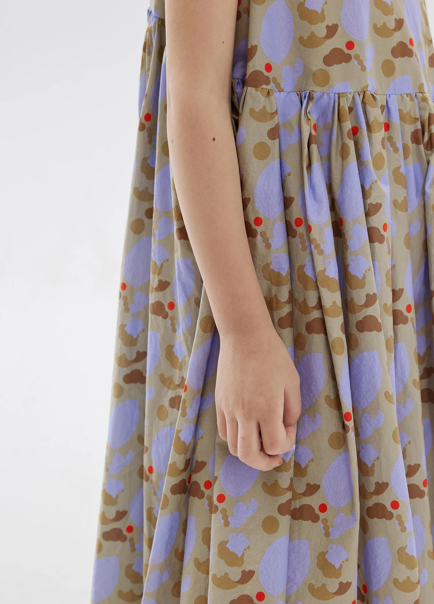 Dress / jnby by JNBY Floral Print A-Line Sleeveless Dress