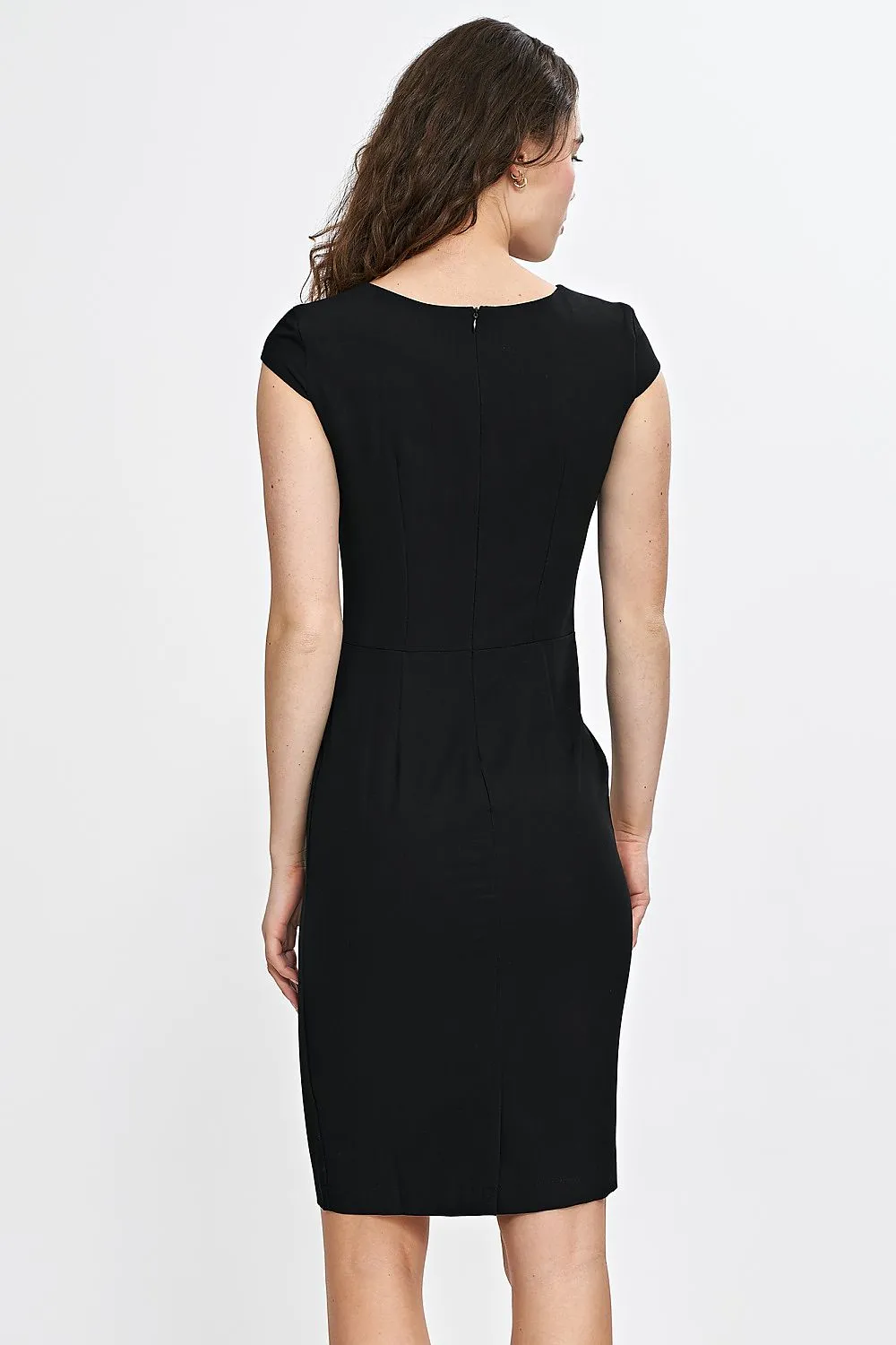 Elegant Slit Fitted Pencil Dress