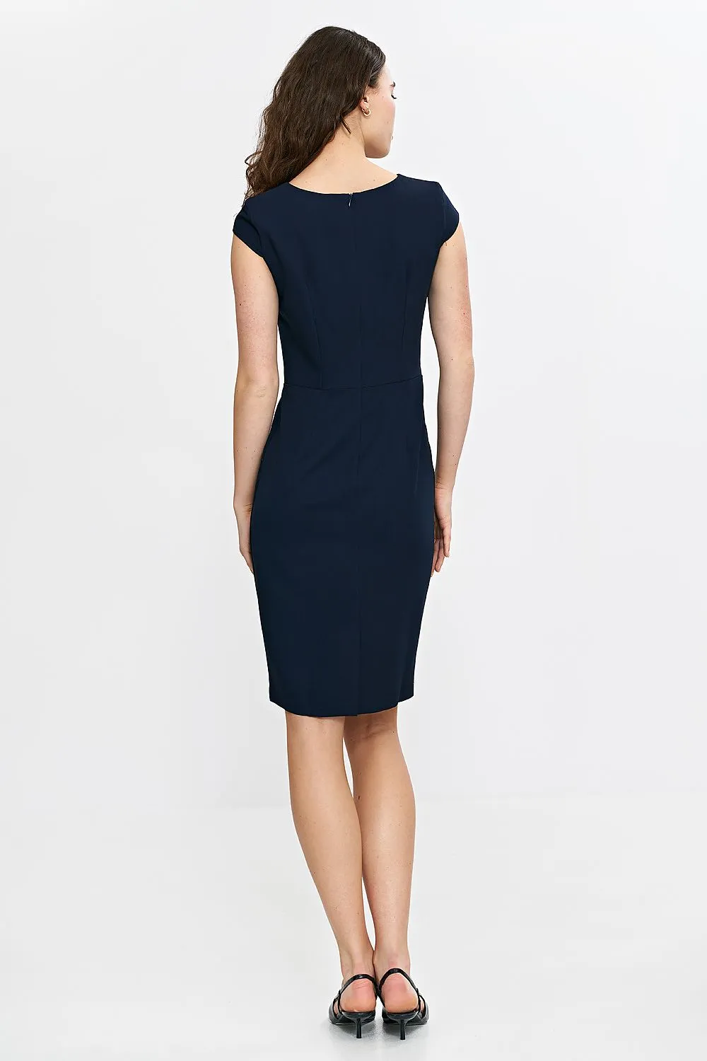 Elegant Slit Fitted Pencil Dress