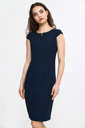 Elegant Slit Fitted Pencil Dress