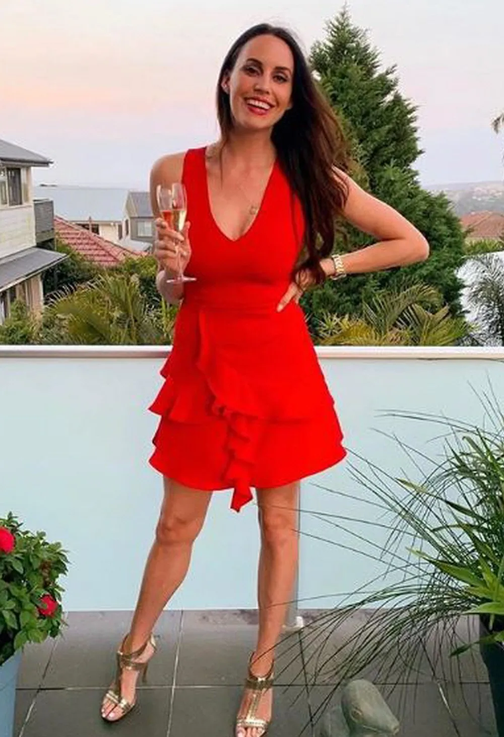 Elements Ruffle Dress