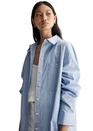 Elka Collective Pelli Shirt - Blue Stripe