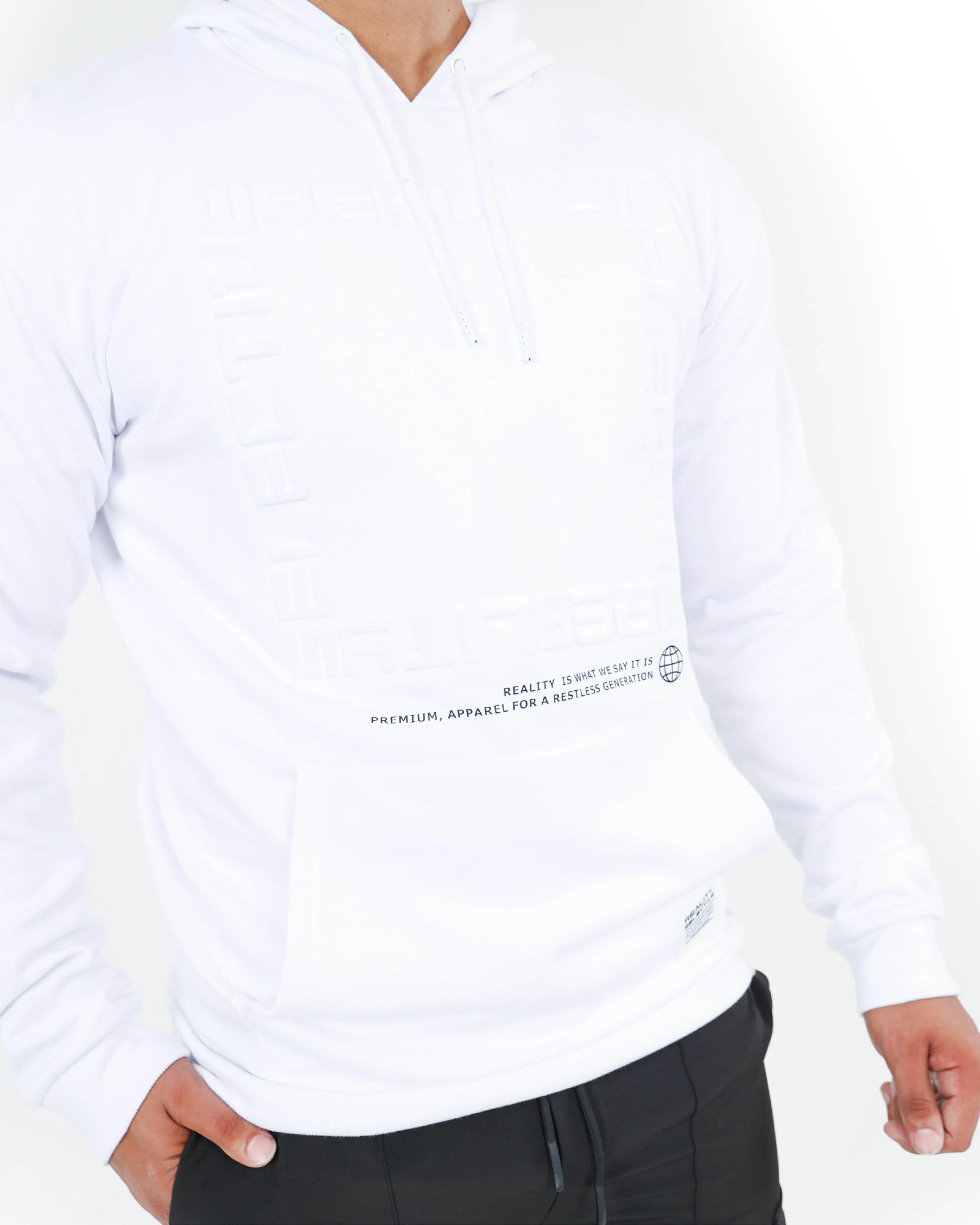 Embossed Hoodie