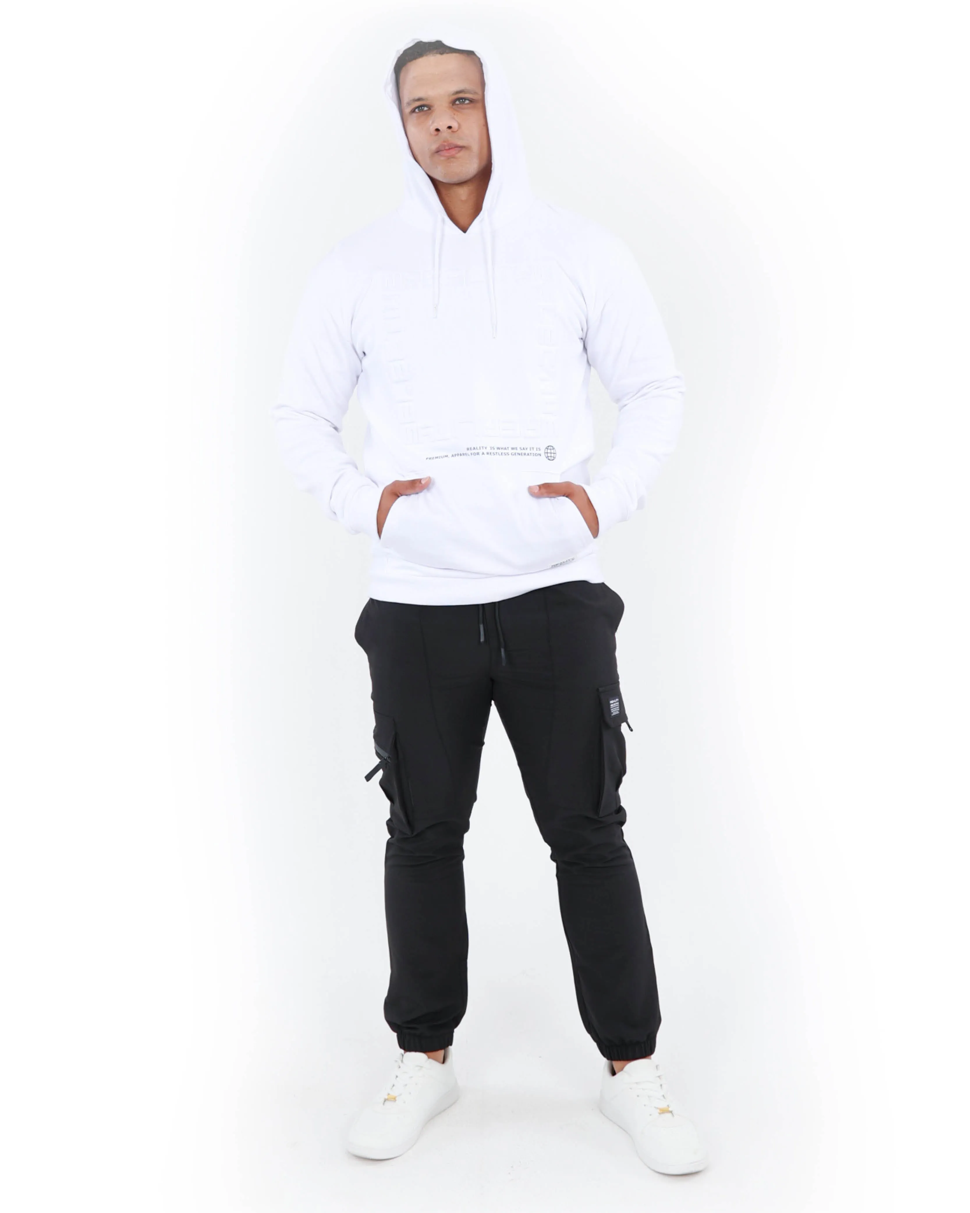 Embossed Hoodie