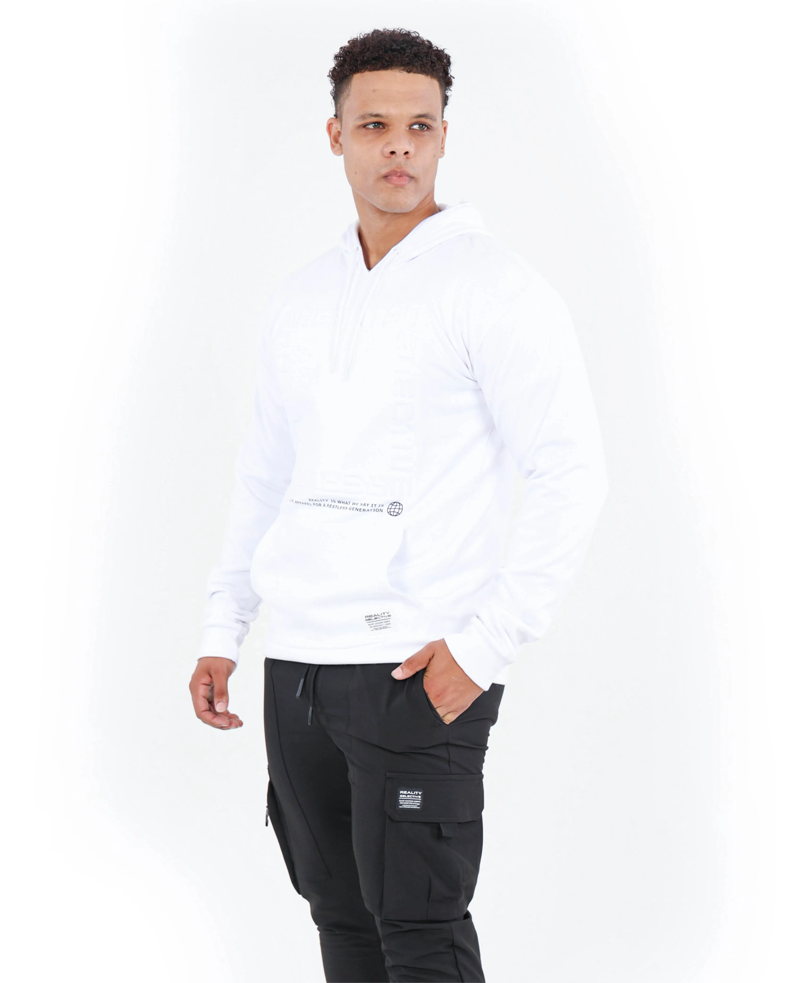 Embossed Hoodie