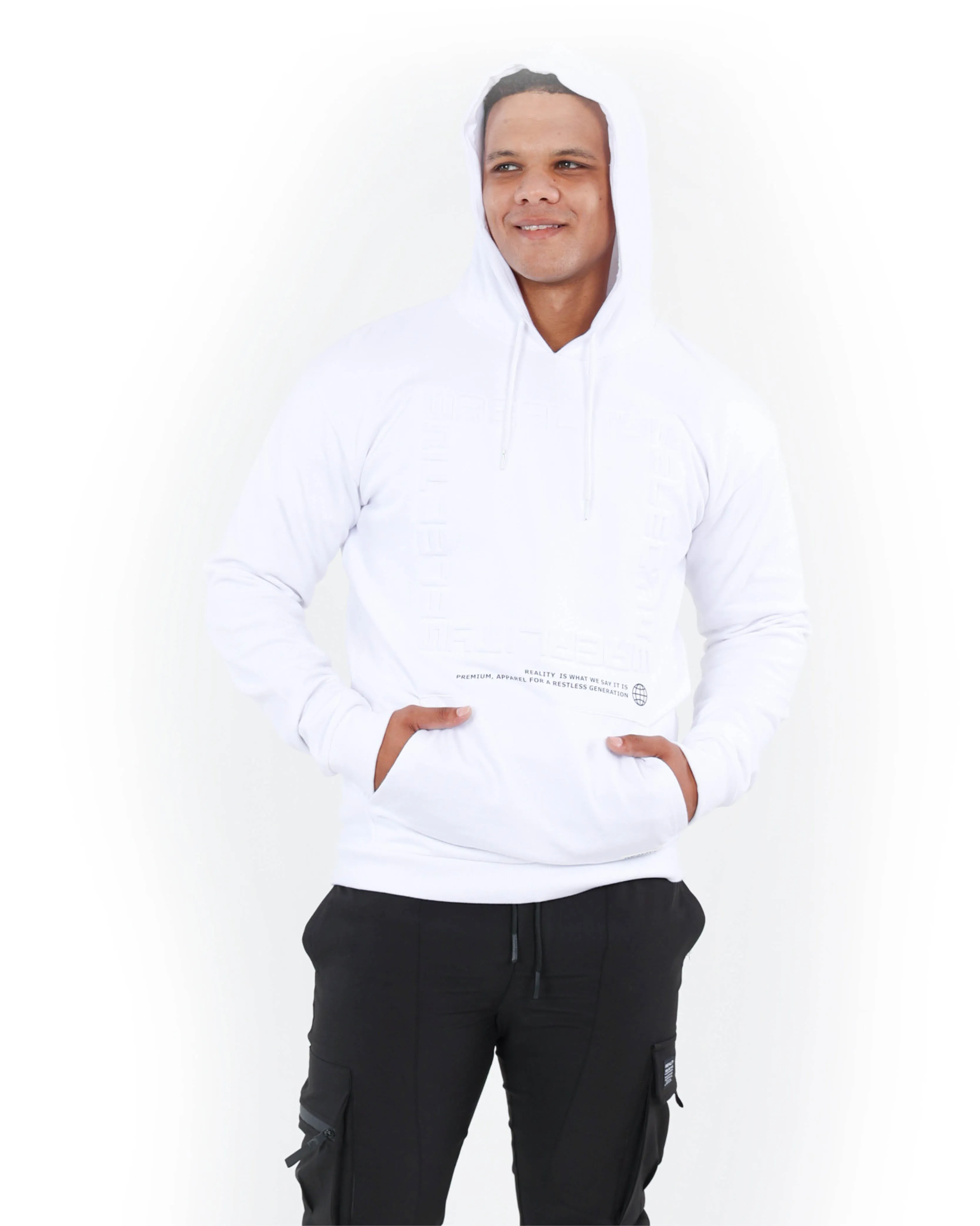 Embossed Hoodie