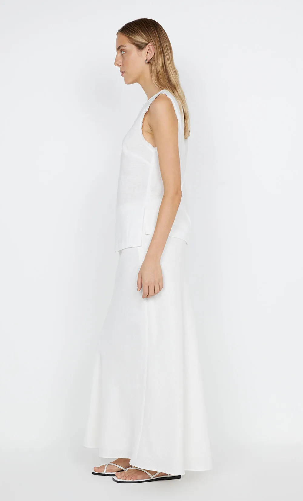 EVERLY MAXI SKIRT WHITE