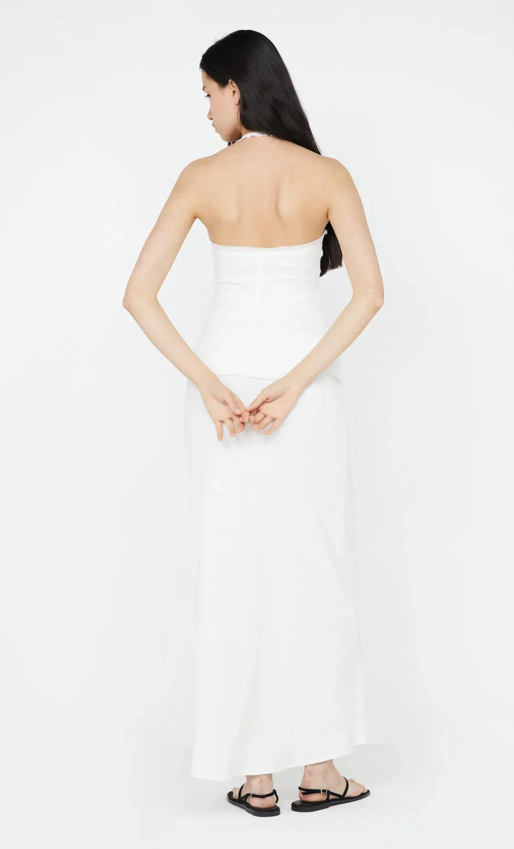 EVERLY MAXI SKIRT WHITE