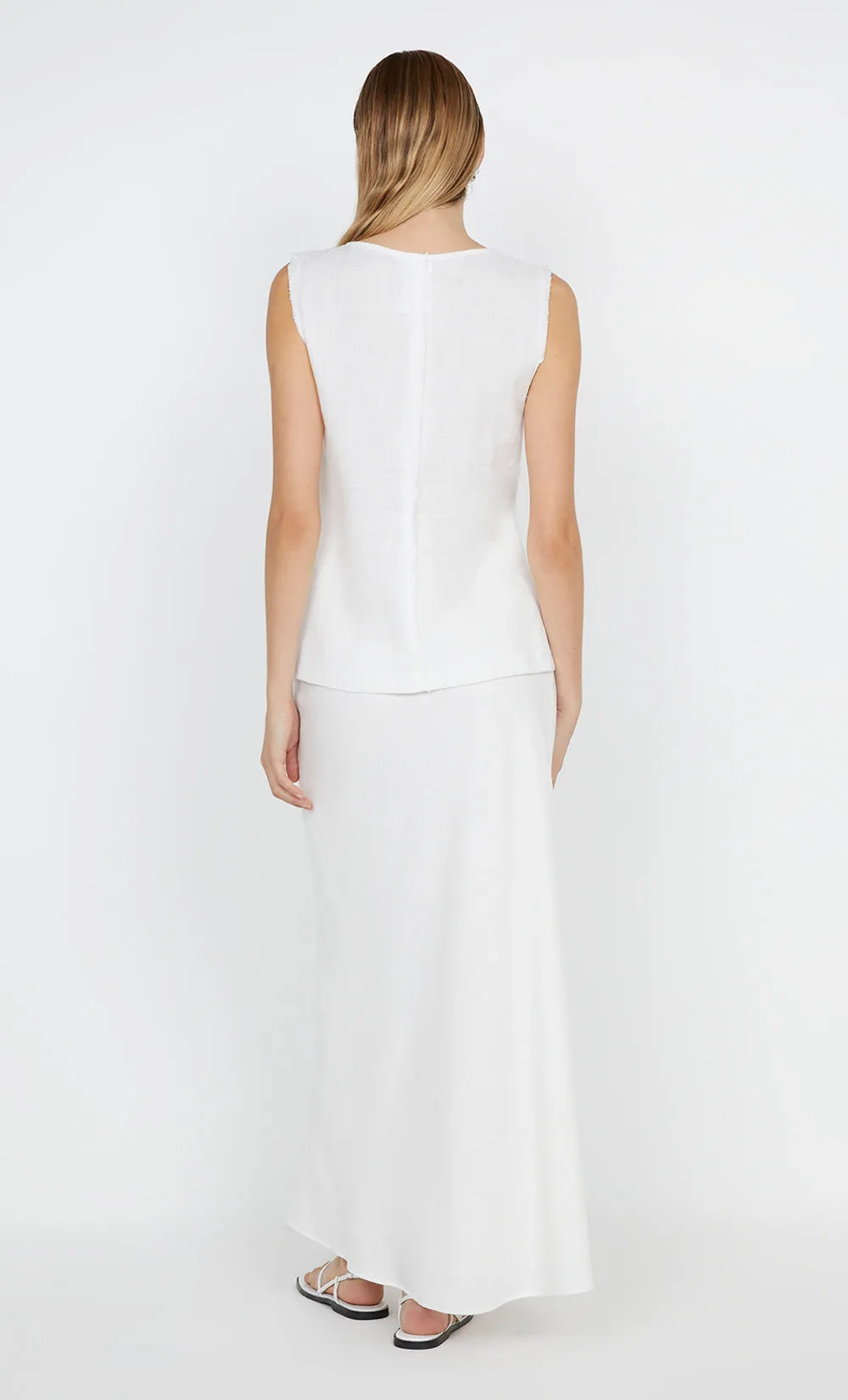 EVERLY MAXI SKIRT WHITE