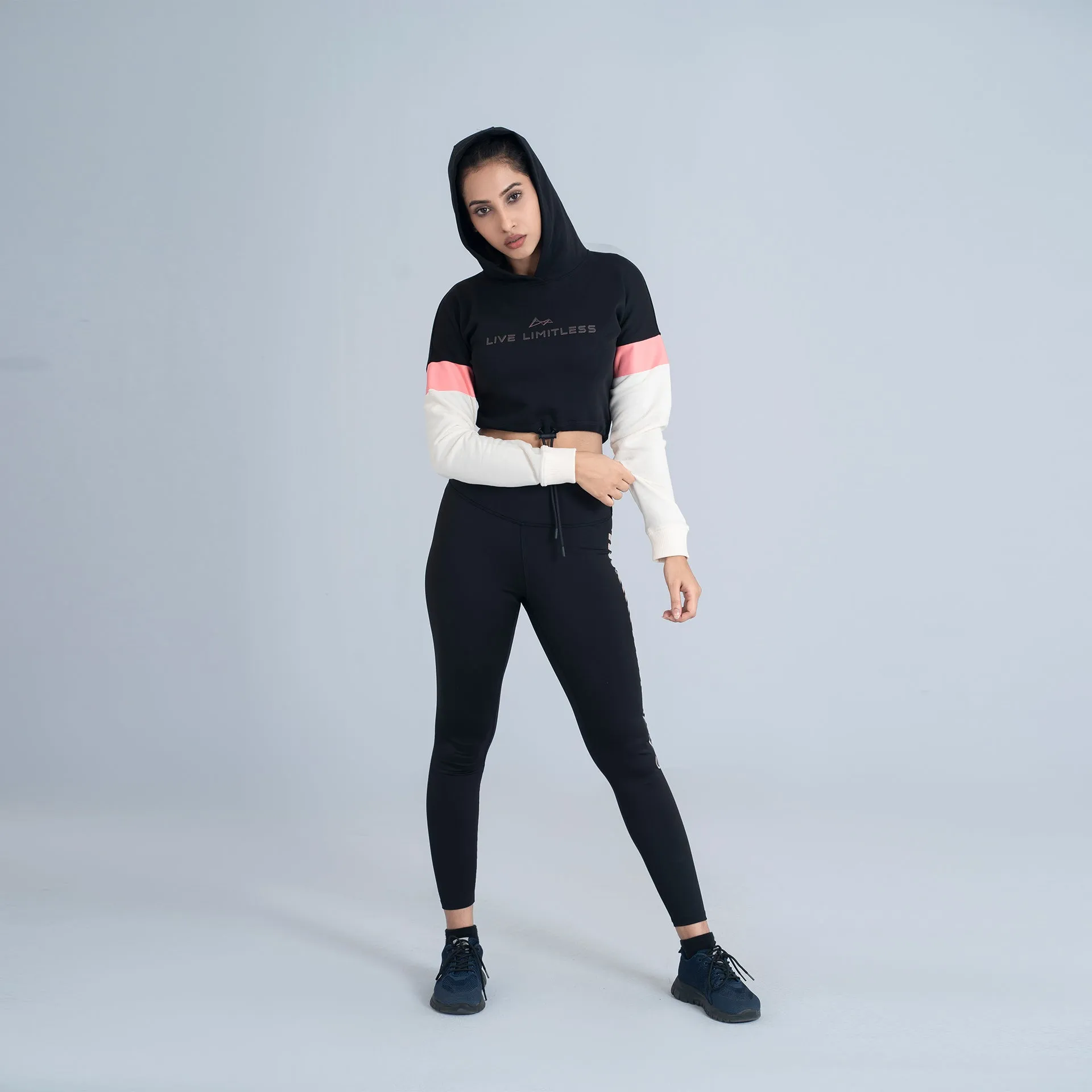 Evolution Cropped Hoodie