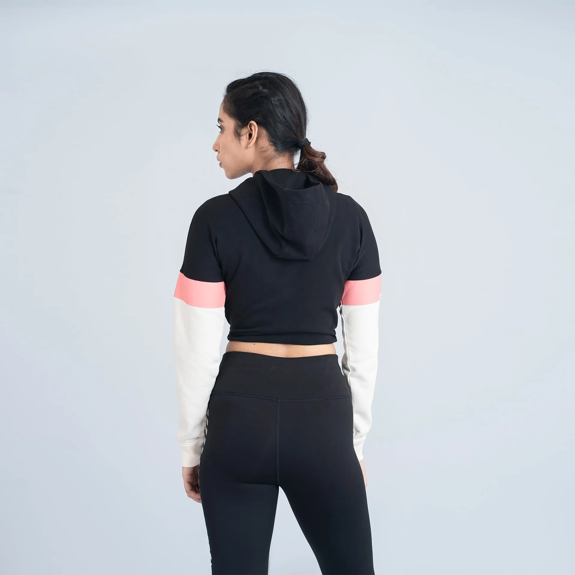 Evolution Cropped Hoodie