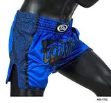 Fairtex BS1702 Blue Slim Cut Muay Thai Boxing Short