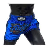 Fairtex BS1702 Blue Slim Cut Muay Thai Boxing Short