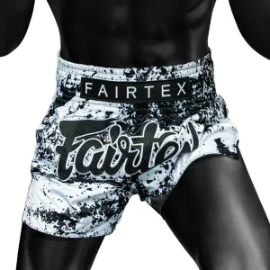 Fairtex Grunge Muay Thai Shorts - White