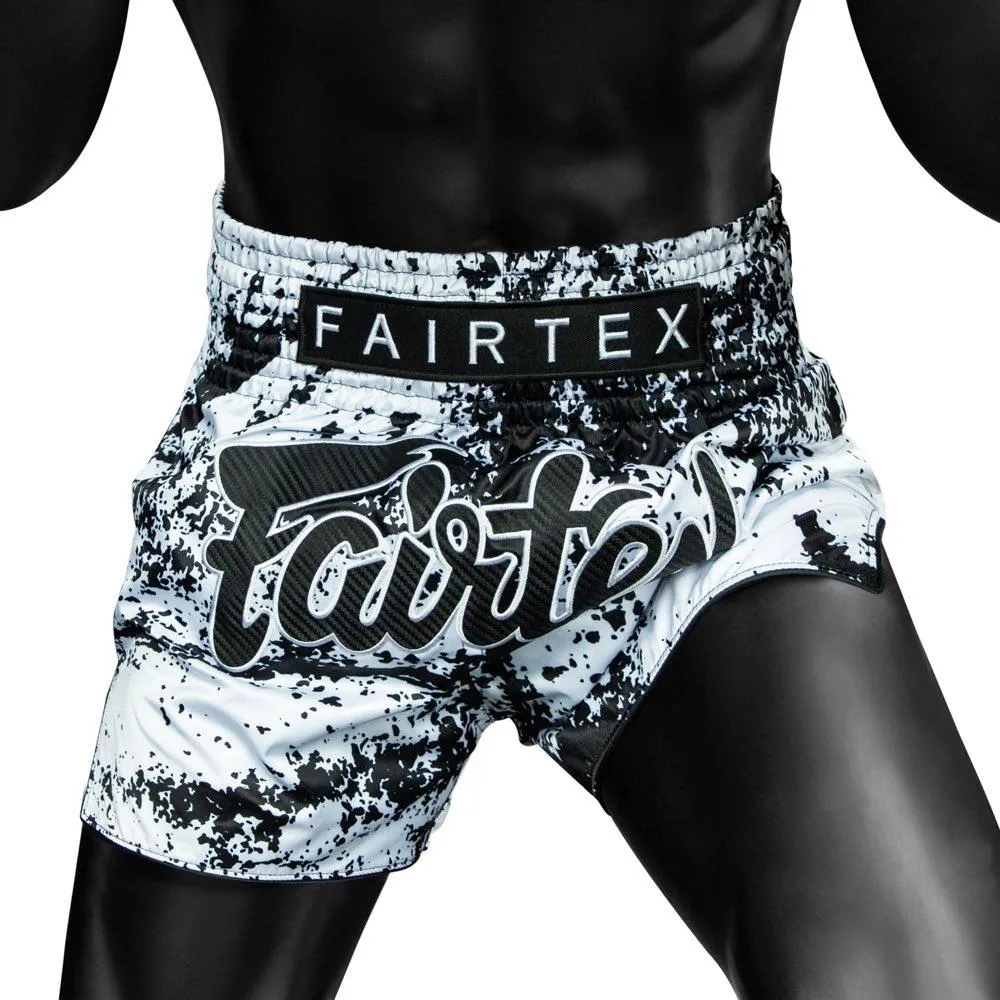 Fairtex Grunge Muay Thai Shorts - White