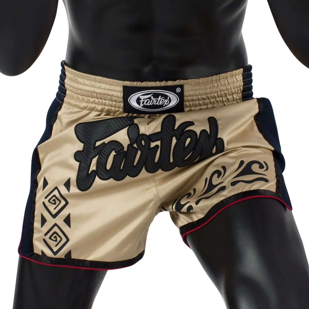 Fairtex Muay Thai Shorts BS1713 Tribal Tan/Blue