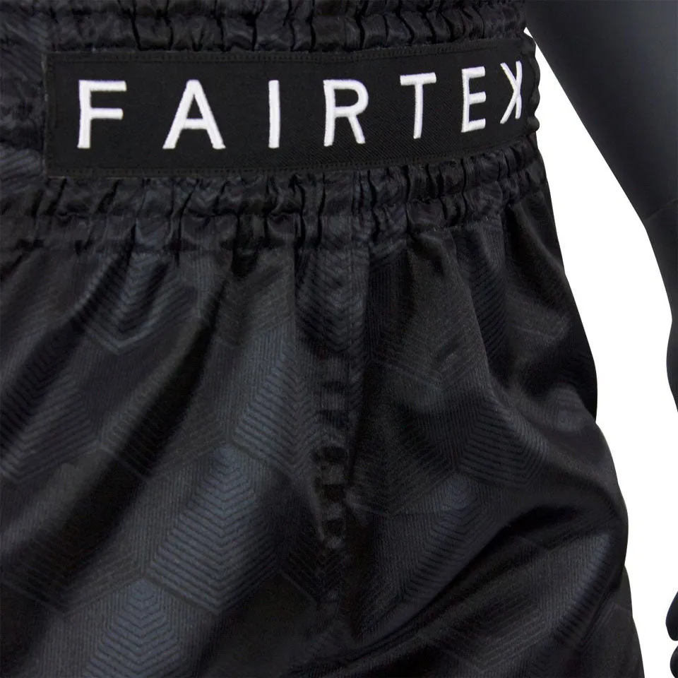 FAIRTEX STEALTH MUAYTHAI SHORTS-BLACK