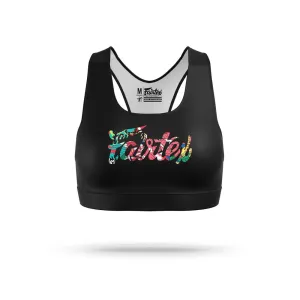 Fairtex URFACE Script Sports Bra - Black