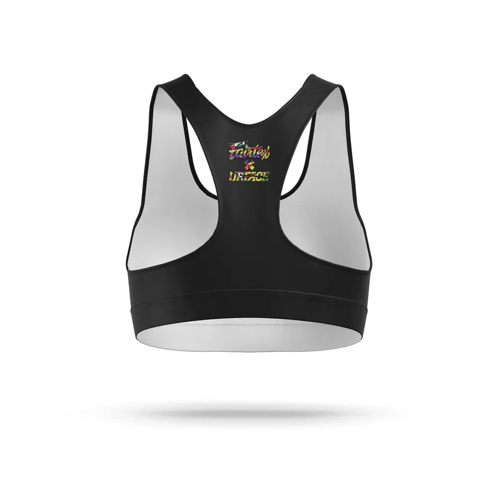 Fairtex URFACE Script Sports Bra - Black