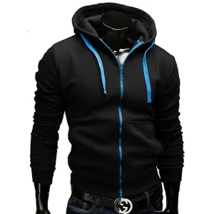 Fashion Brand Hoodies Men Casual Sportswear Man Hoody Zipper Long-sleeved Sweatshirt Men Five Colors Slim Fit Men Hoodie