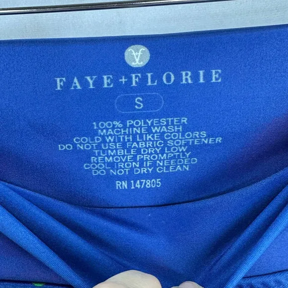 Faye   Florie Lightning Skulls Holly Skirt Dark Blue Tennis Skirt Size Small