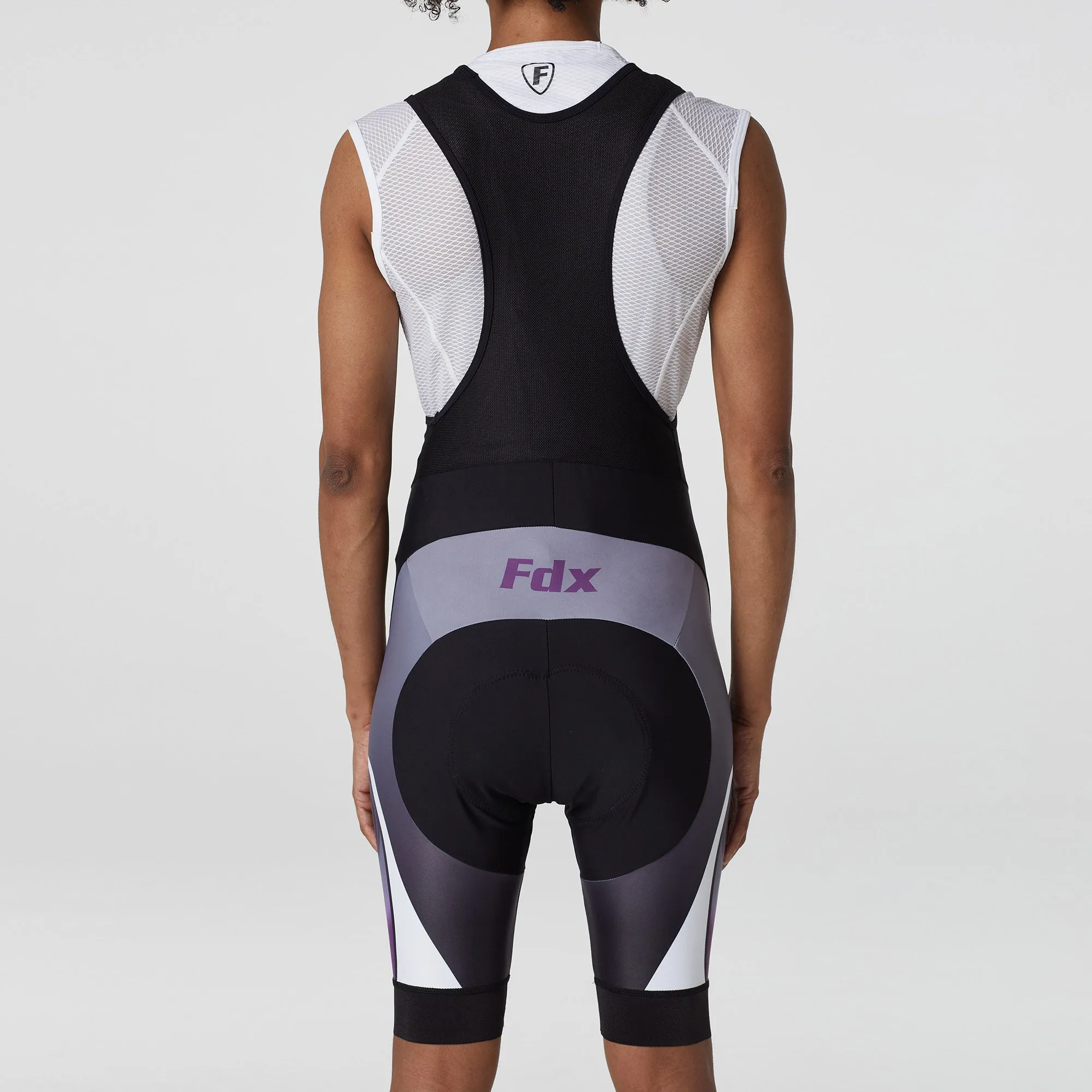 Fdx Signature Purple Women's & Girl's Padded Summer Cycling Bib Shorts