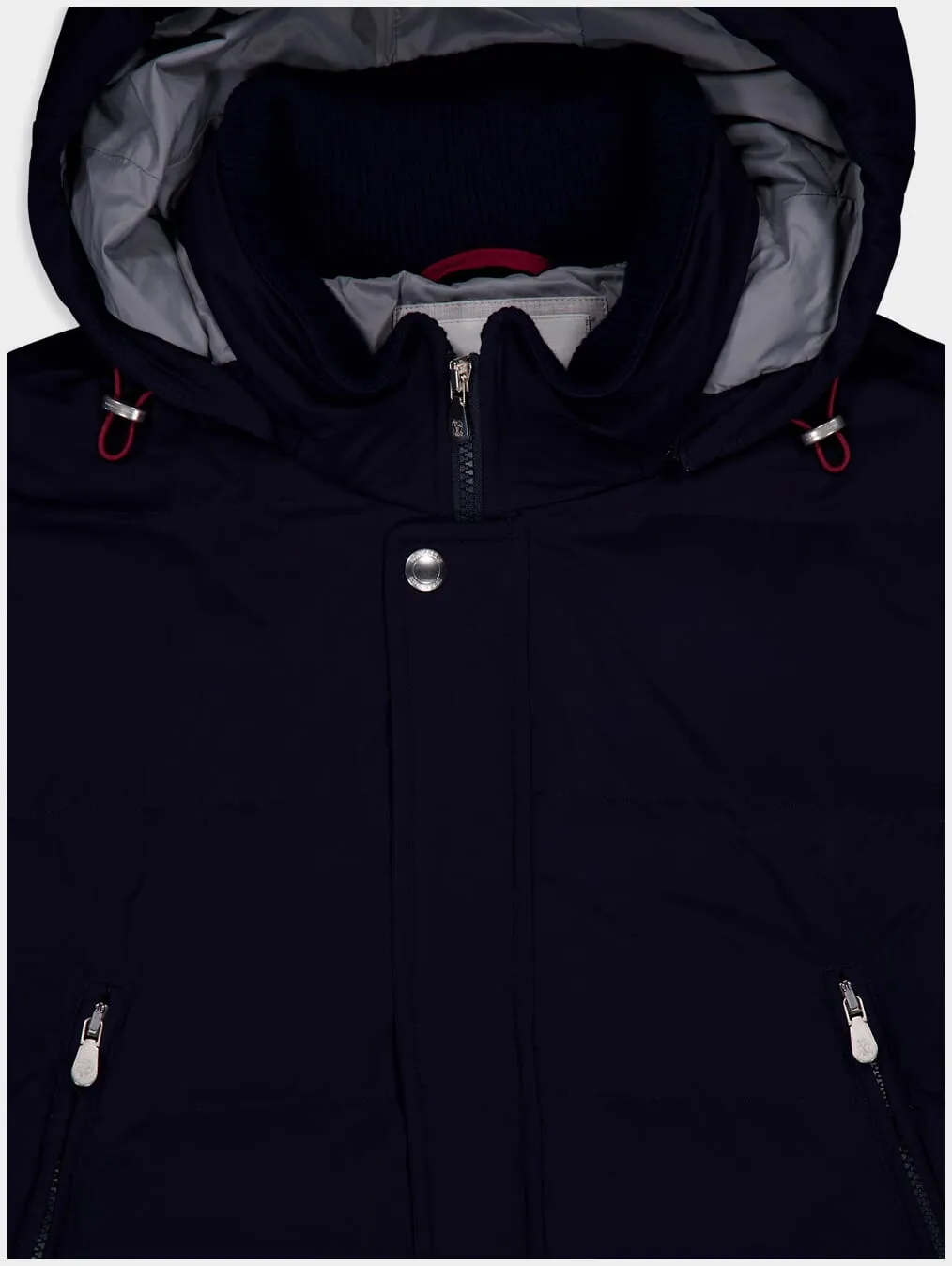 Feather-Down Hooded Jacket