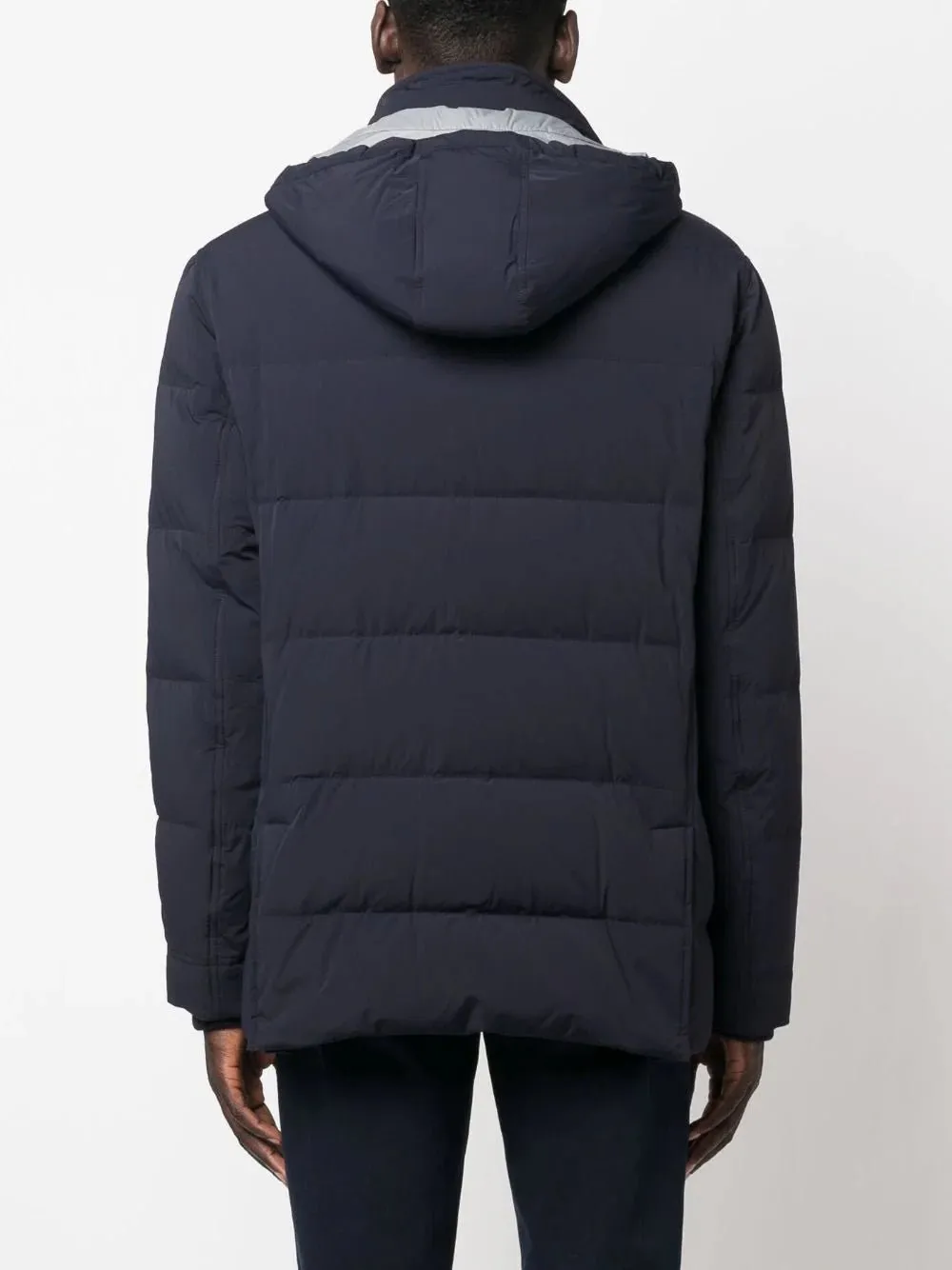 Feather-Down Hooded Jacket