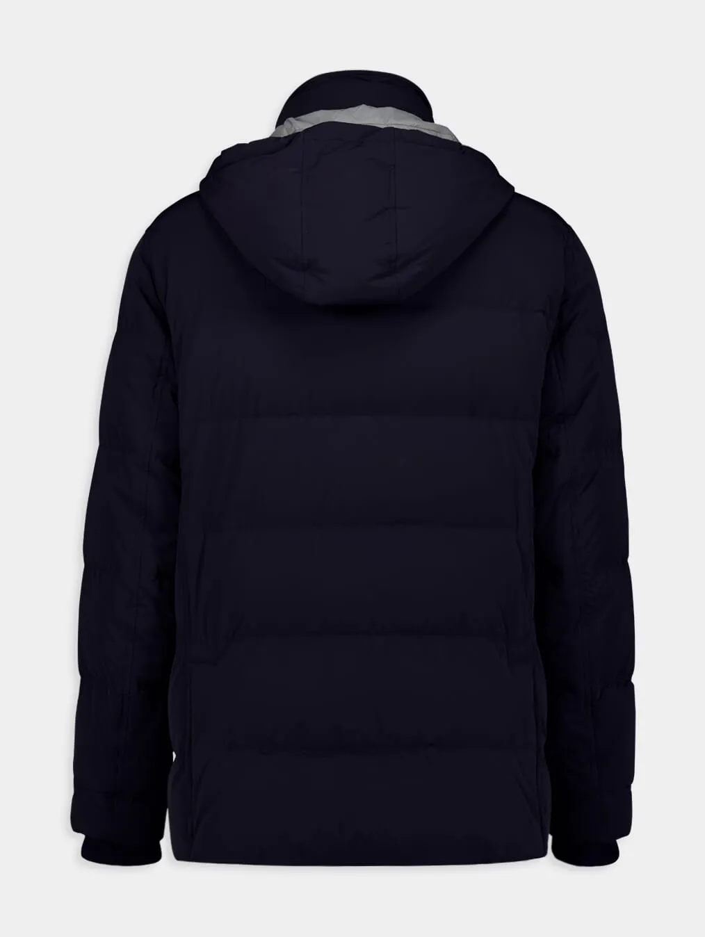 Feather-Down Hooded Jacket