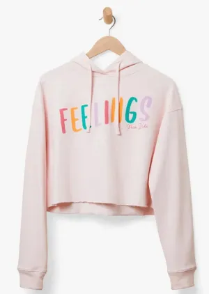 Feelings Crop Hoodie