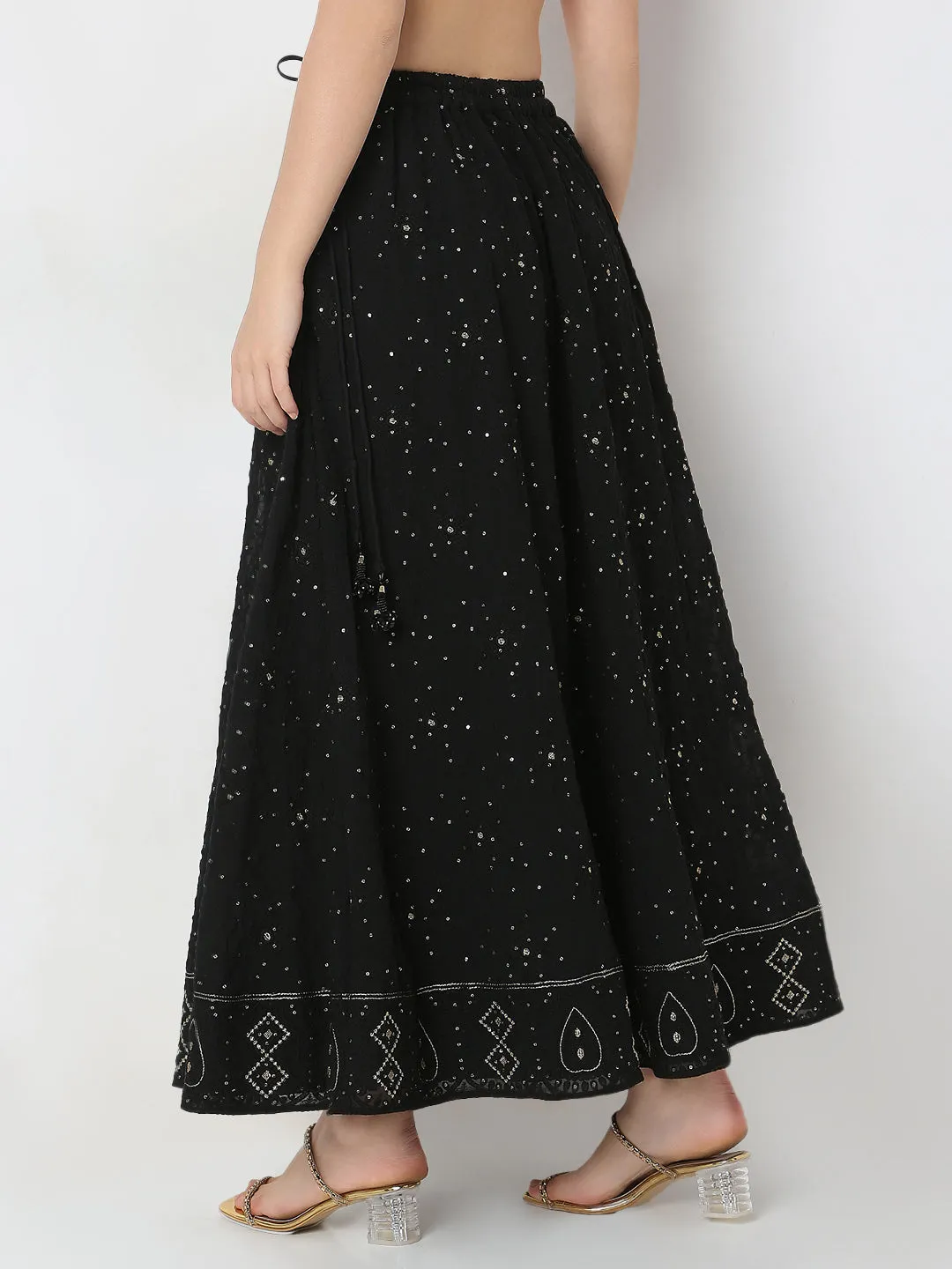 Flare Fit Embellished Skirts