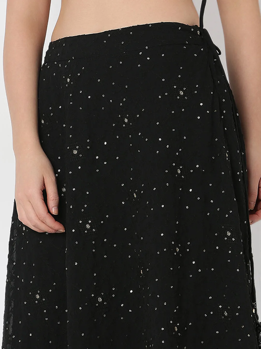 Flare Fit Embellished Skirts
