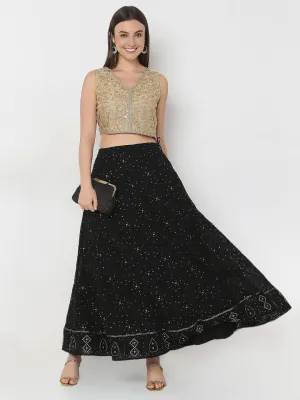 Flare Fit Embellished Skirts