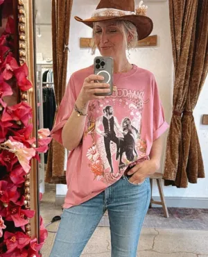 Fleetwood Mac Rumours One Size Tee Pink