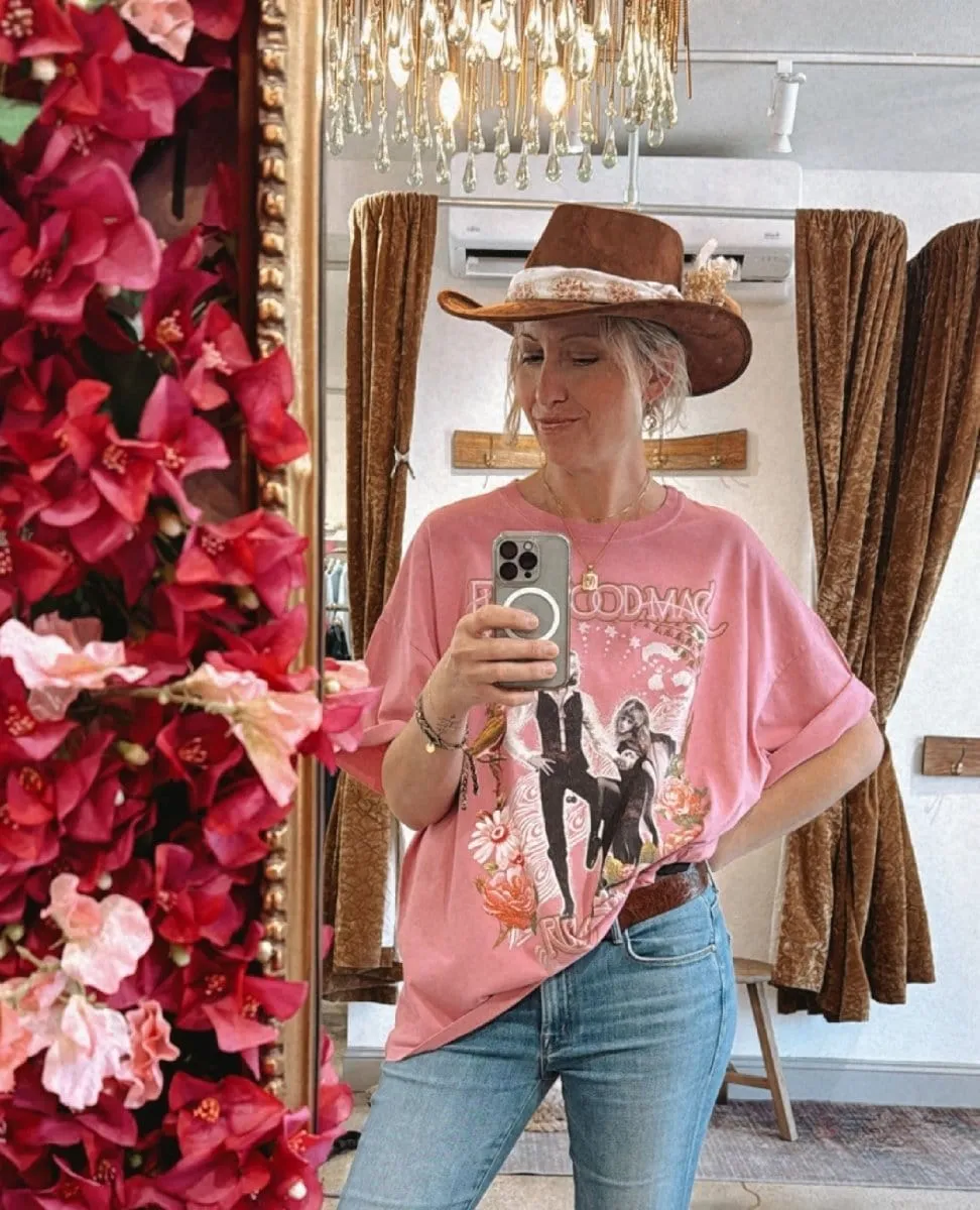 Fleetwood Mac Rumours One Size Tee Pink
