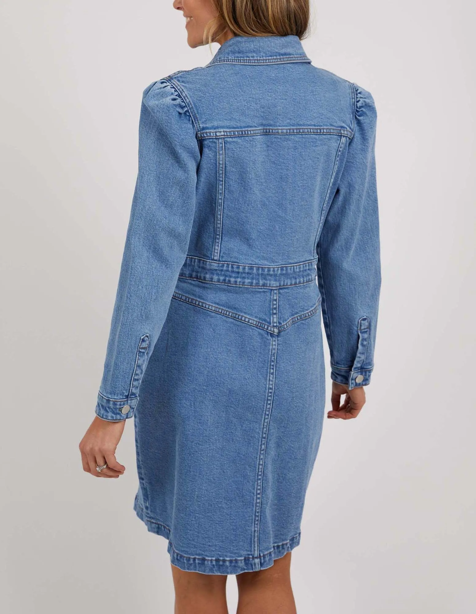 FOXWOOD - Charlotte Denim Dress Light Blue