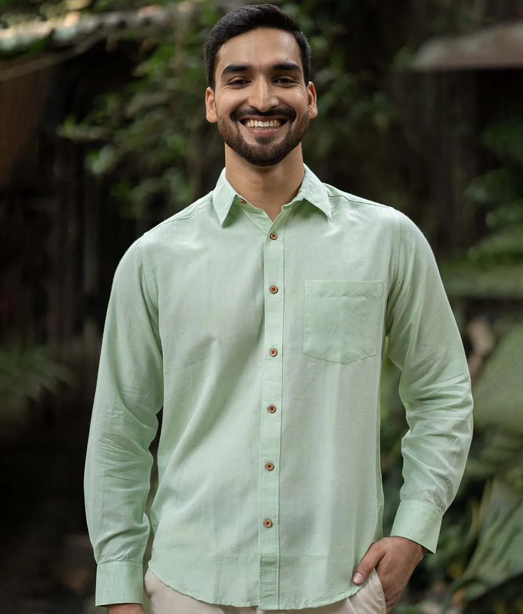 Fresh Green · Full Sleeve Shirt